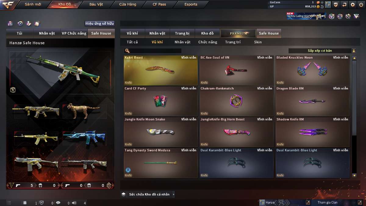 shop acc cf uy tin gia re